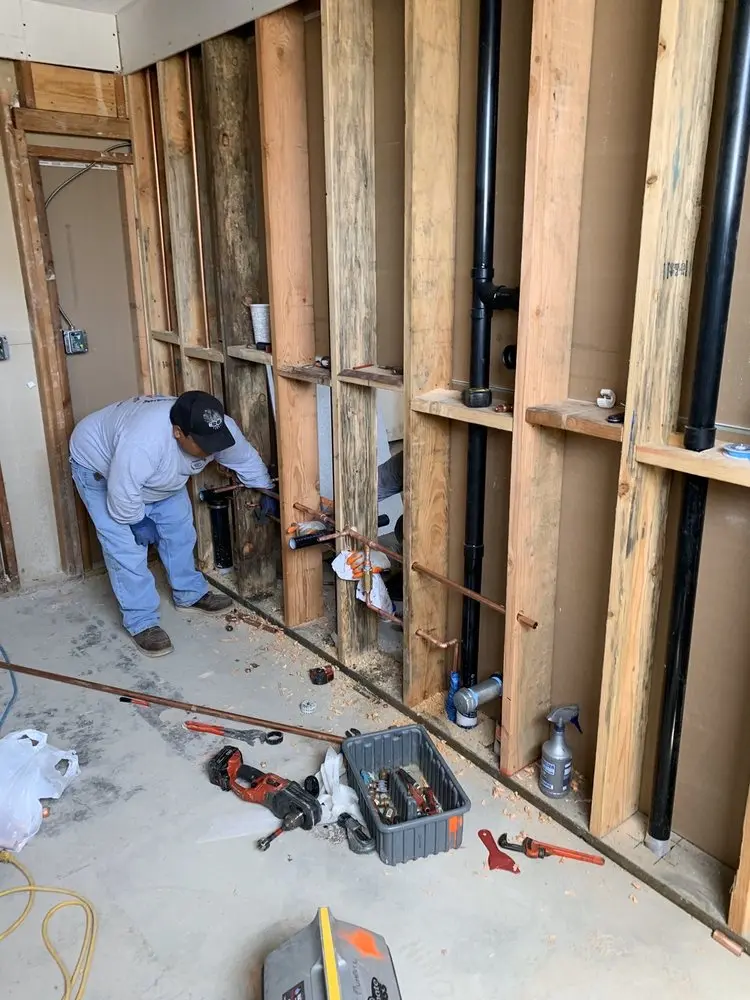 Commercial rough-in plumbing for Gas Line Repair in Bombay Woods